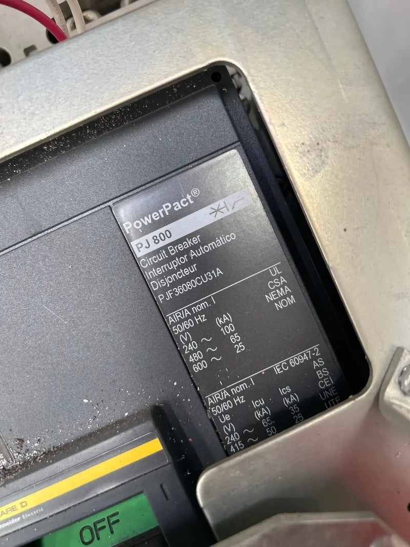 Arrancador de motor para compresor de tornillo de estado sólido Schneider Electric (400 HP, 460 voltios, 60 Hz)