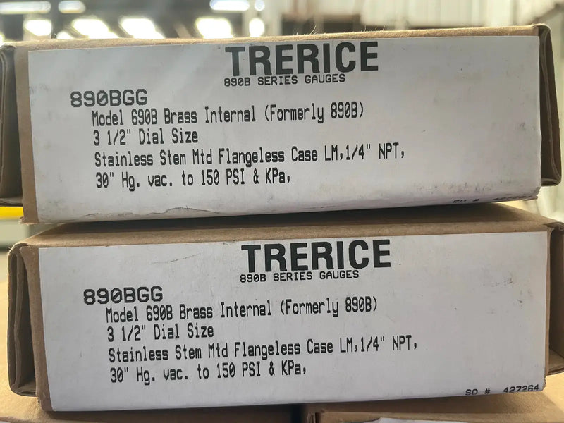 Trerice 690B Pressure Gauge (150 PSI)