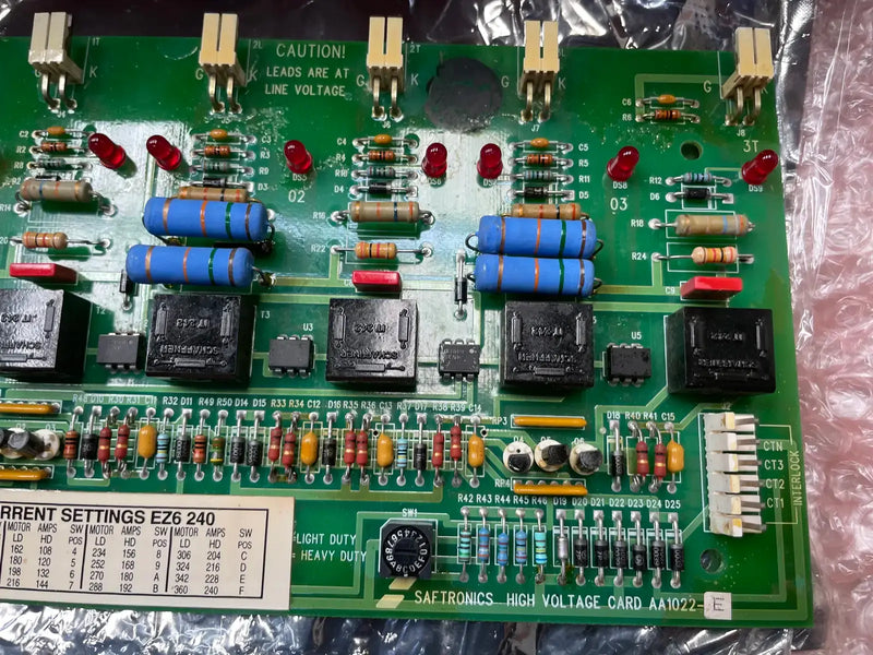 Saftronics AA1022-E High Voltage Card