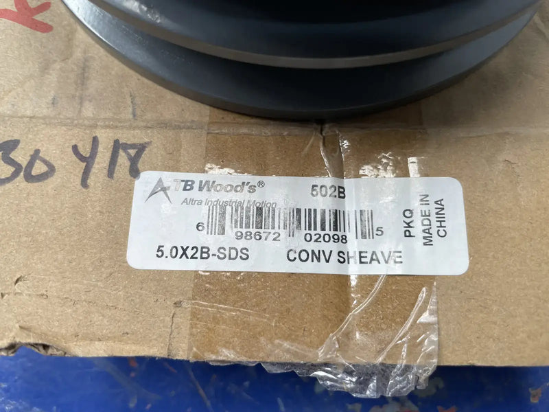 TB Woods 502B 5.0X2B-SDS V-Belt Pulley