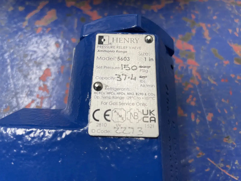 Henry 5603 Pressure Relief Valve (1 in. NPTF)