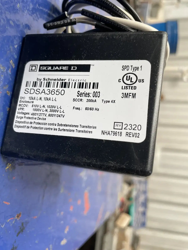 Square D SDSA3650 Surge Protective Device
