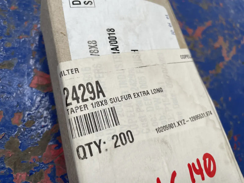 Vilter 2429A Taper 1/8X8 Sulfur Extra Long Ammonia Leak Detectors