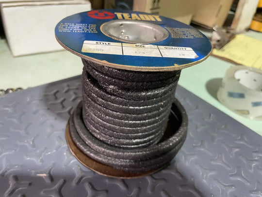 Teadit 2255 Synthetic Yarn with Graphite (1/4 in.)