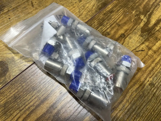 Oil Sampling Valve Push Botton (1/8 - 27 NPTF)