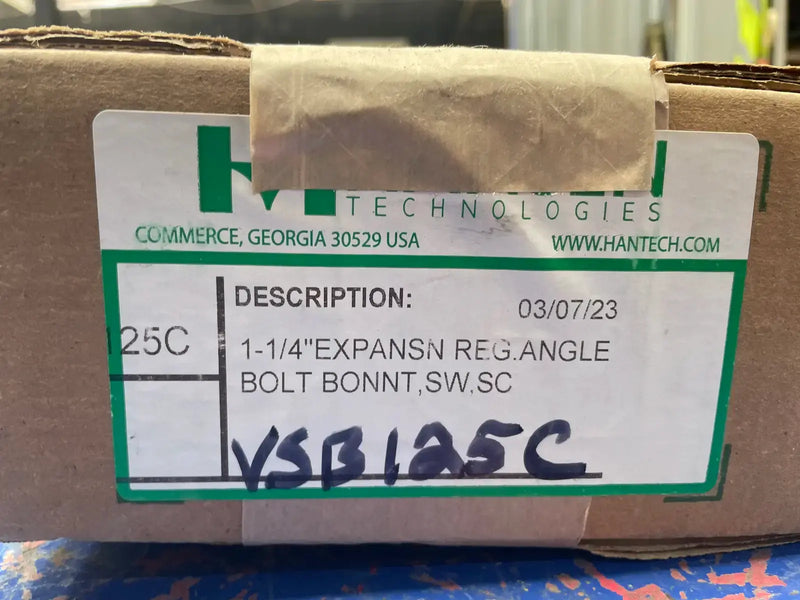 Hansen Technologies VSB125C Angle Shutoff Valve (1-1/4" SW)
