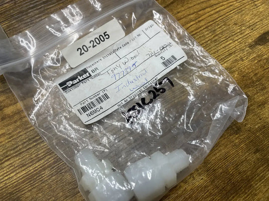 Hansen 20-2005, 3/8 Straight Tube x 1/4 MPT