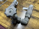 Cyrus Shank 803 DS-250 Dual Assembly Without Unions, 1/2, 3/4, Ductile Iron
