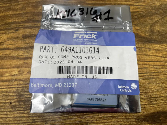 Frick 649A1103G14 QTM LX Q5 Compressor Programming Chip