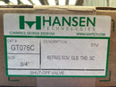 Hansen Technologies GT076C Shutoff Globe Valve (3/4" FPT)