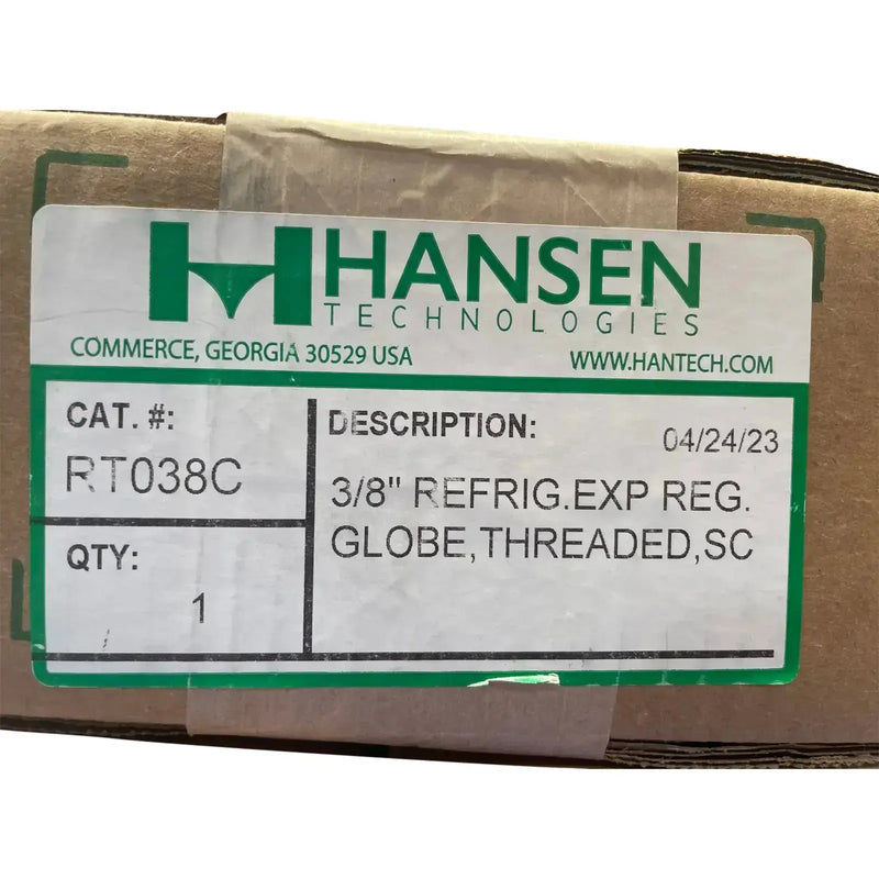 Hansen Technologies RT038C Expansion Globe Valve (3/8")