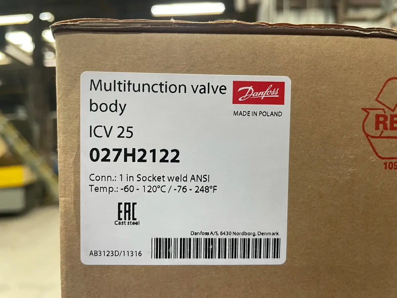 Danfoss ICV 25 Multifunction Valve Body