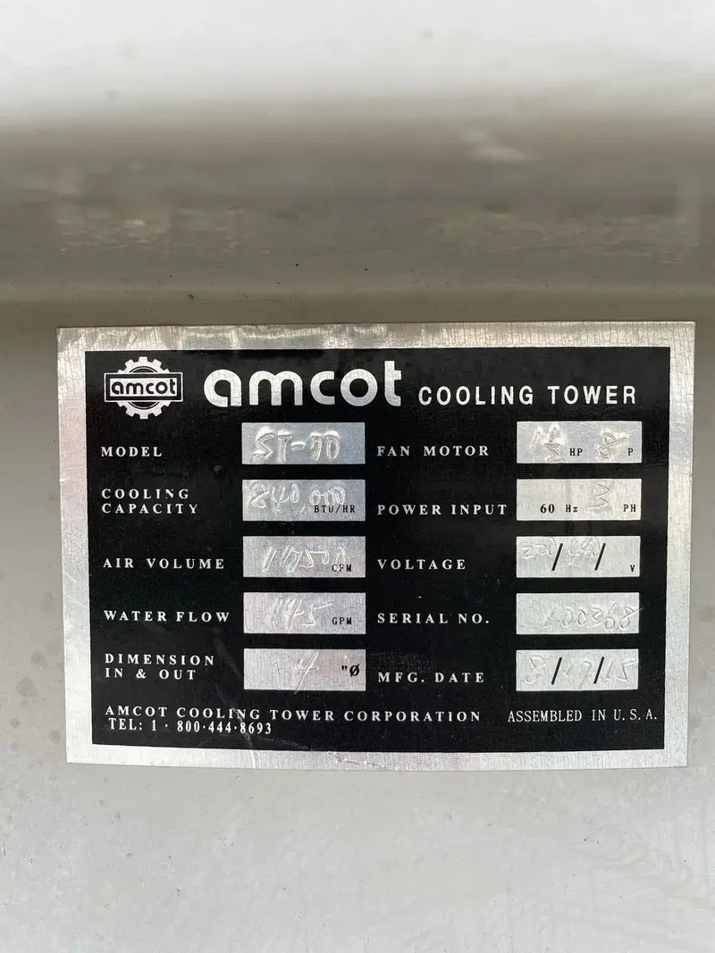 Turbo Ice Refrigeration CF 88 SCAR Flake Ice Maker (Halocarbon (Freon) Refrigeration, 10 Ton Day)