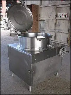 Hervidor basculante de acero inoxidable Legion - 35 galones