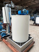 Geneglace Stainless Steel F200 Flake Ice Maker Package (Halocarbon (Freon) Refrigeration, 8 Ton Day, Lightly Used)