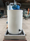 Geneglace Stainless Steel F200 Flake Ice Maker Package (Halocarbon (Freon) Refrigeration, 8 Ton Day, Lightly Used)