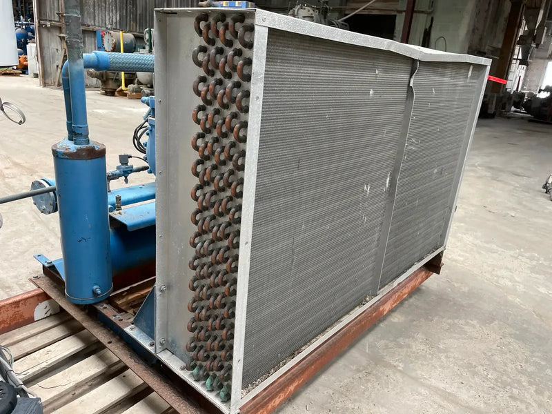 Geneglace Stainless Steel F200 Flake Ice Maker Package (Halocarbon (Freon) Refrigeration, 8 Ton Day, Lightly Used)