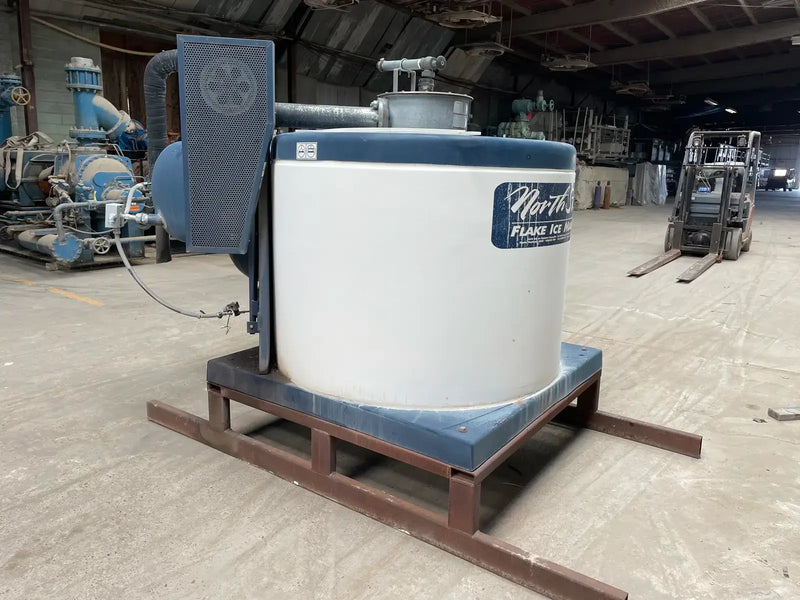North Star Ice Stainless Steel M20-SS-RFS-08 Flake Ice Maker (Halocarbon (Freon) Refrigeration, 11 Ton Day,Lightly Used)