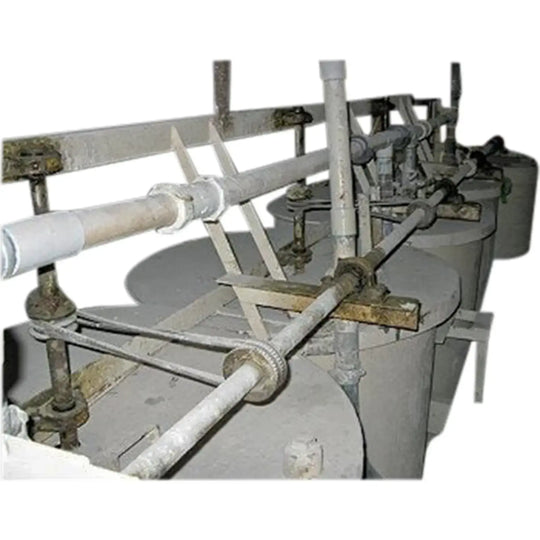 Línea de tanque de mezcla de acero con agitación - 200 galones