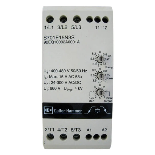 Arrancador suave de voltaje reducido Cutler-Hammer 2000 sin usar - 7-1/2 HP
