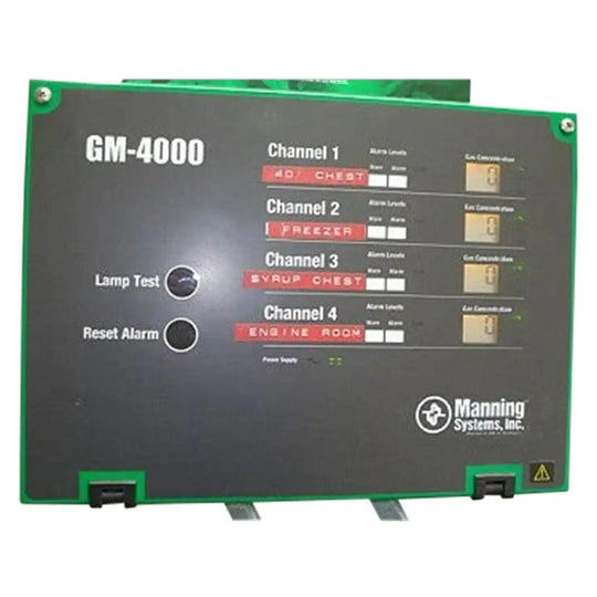Sistema de monitoreo de alarma de gas de calidad industrial Manning de 4 estaciones