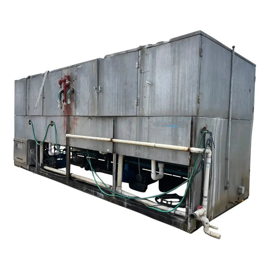 Turbo Ice Stainless Steel CAR80LR Plate Ice Maker (Ammonia (R-717) Refrigeration, 40 Ton Day)