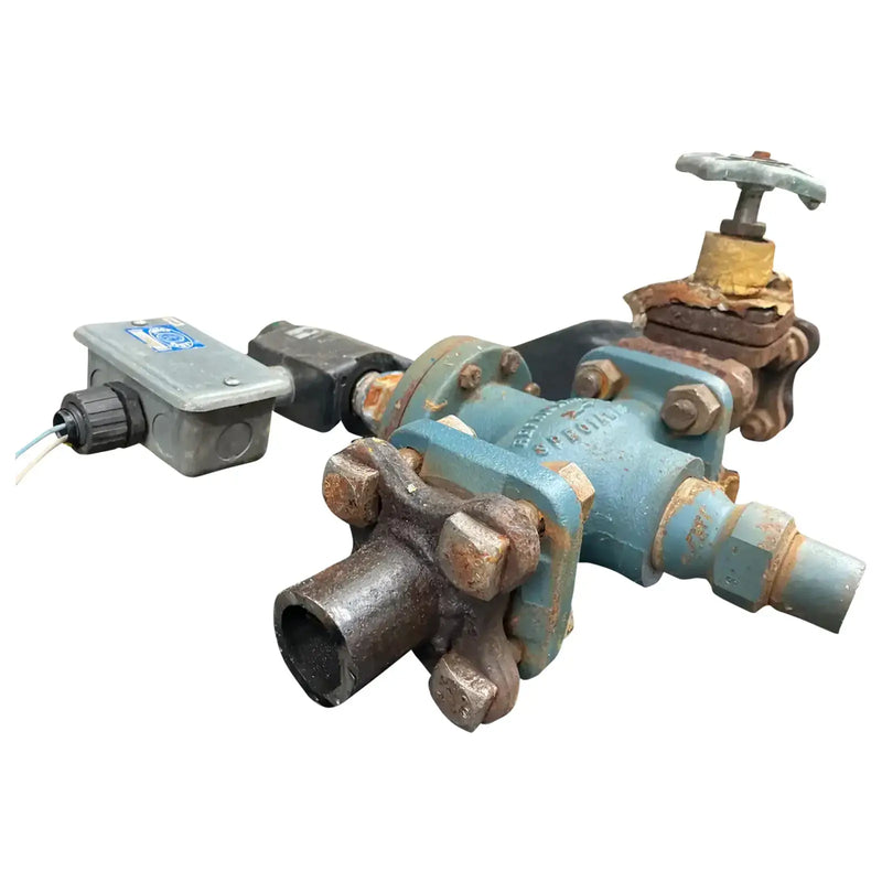 Válvula solenoide Parker Refrigeration Amoníaco S4A con válvula de cierre de globo (1-1/4")
