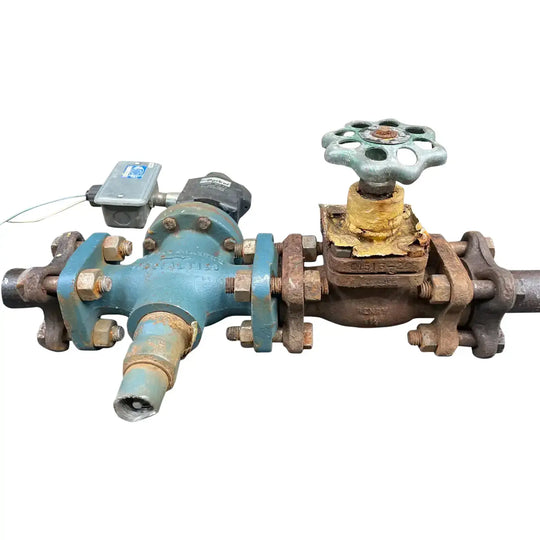 Válvula solenoide Parker Refrigeration Amoníaco S4A con válvula de cierre de globo (1-1/4")