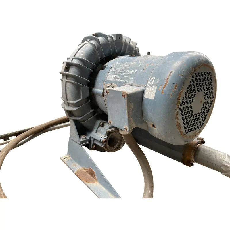 Soplador regenerativo AMETEK Rotron DR833 (5 HP, 3450 RPM)