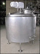 Mojonnier Dome-Top Stainless Steel Tank