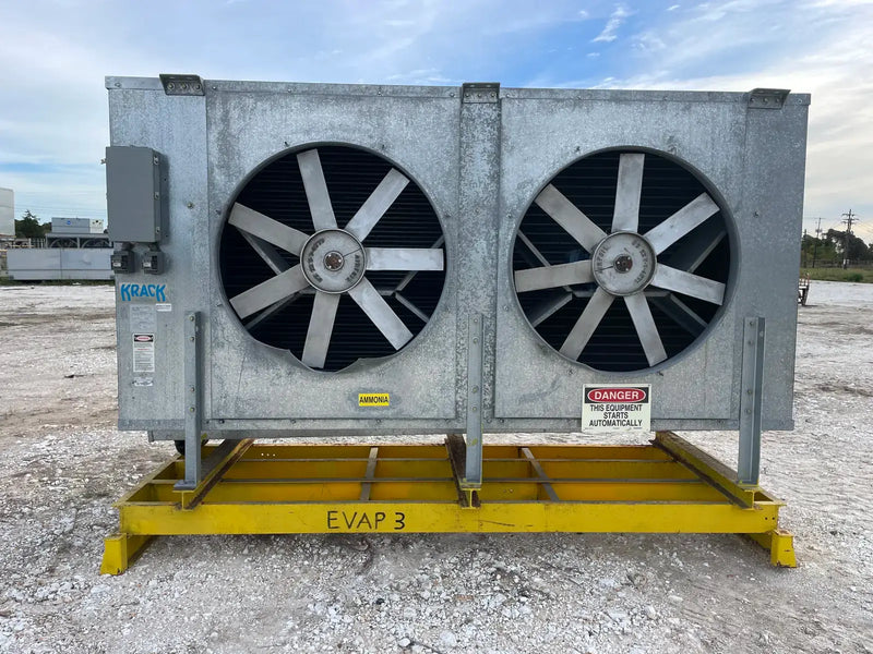 Krack PCS2L-5310-4-5-RBA-HGU-LH Ammonia Evaporator Coil- 28.17 TR, 2 Fans (Medium Temperature)