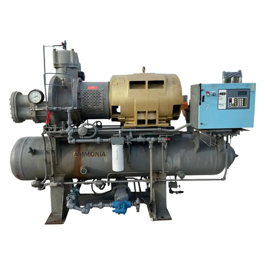 Paquete de compresor de tornillo rotativo FES 16LE (Kobe KS16LGB, 200 HP, 460 V)