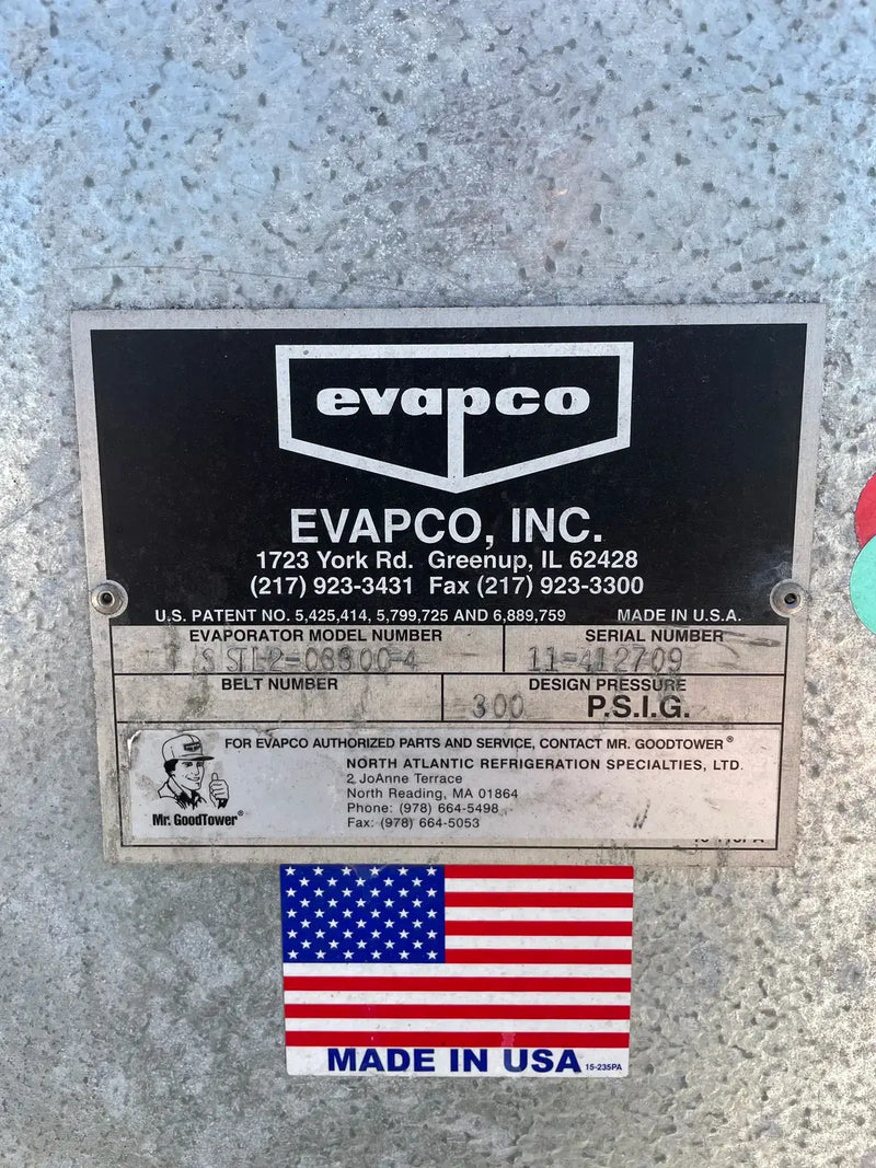 Evapco SSTL2-03300-4 Bobina evaporadora de amoníaco - TR, 2 ventiladores (baja temperatura)