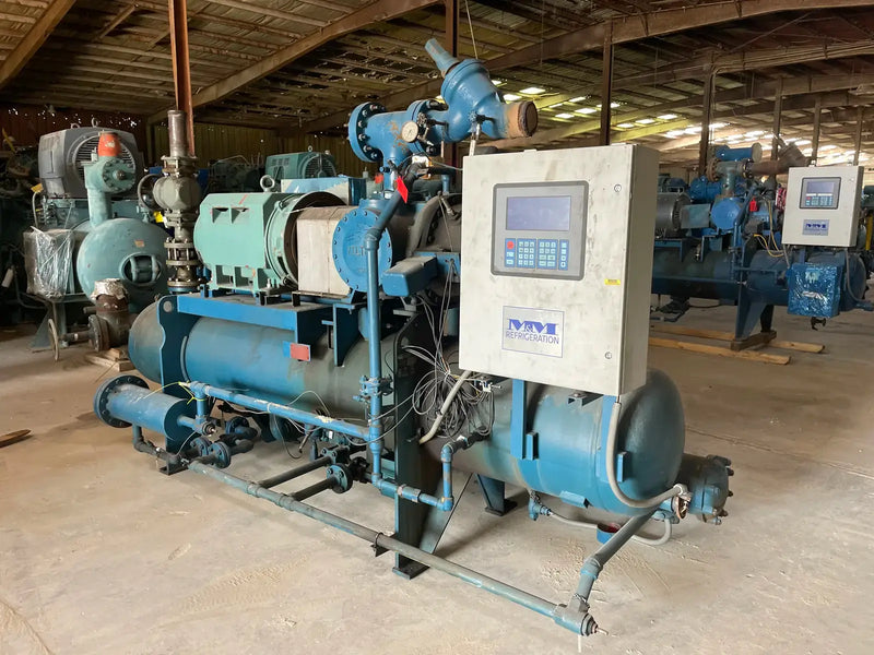 Vilter VSS-751 Rotary Screw Compressor Package (377 HP 460 V, M&M Micro Control Panel)