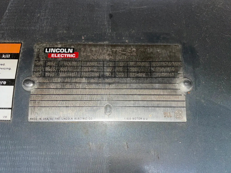 Paquete de compresor de tornillo rotativo Vilter VSS-601 (COMPRESOR DE TORNILLO FALTANTE, 250 HP, 460 V, panel de control micro M&amp;M)