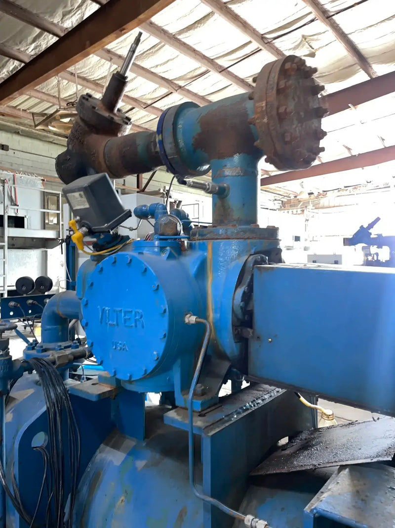 Paquete de compresor de tornillo rotativo Vilter VSS-601 (COMPRESOR DE TORNILLO FALTANTE, 250 HP, 460 V, panel de control micro M&amp;M)