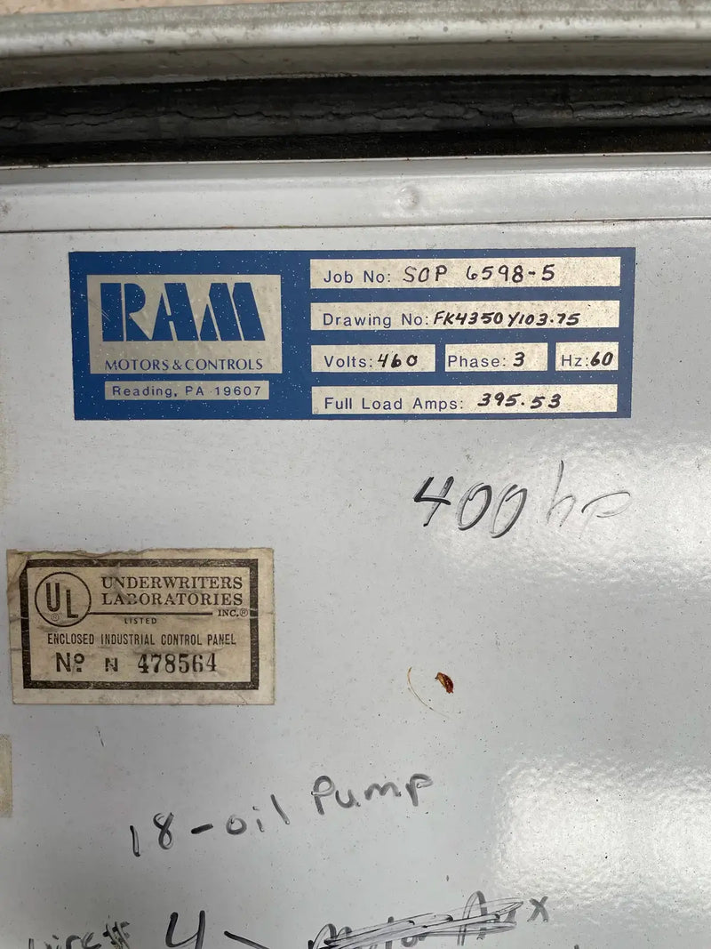 Arrancador de motor Ram Industries (350 HP)