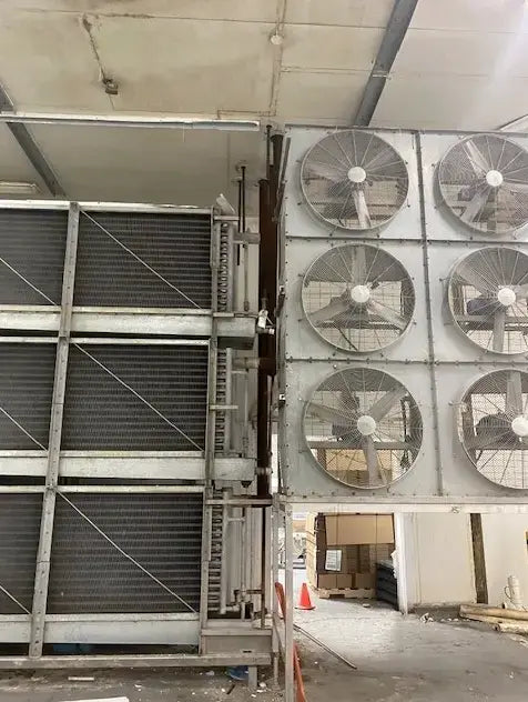 Serpentín de evaporador de amoníaco con serpentín de aletas de placa Imeco - 22,84 TR (baja temperatura)