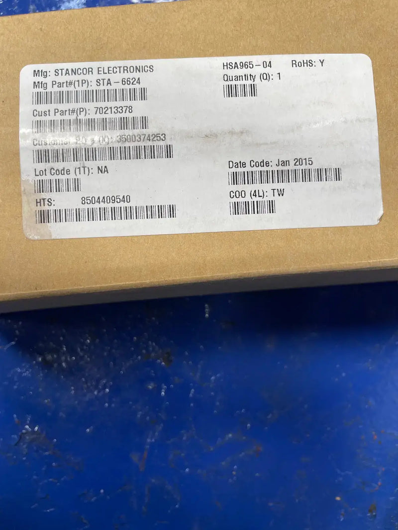 Stancor Electronics STA-6624 AC/DC Adapter Power Supply Cord