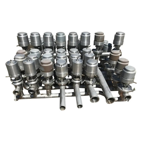 Stainless Steel Tri-Flo Pneumatic Valve Cluster