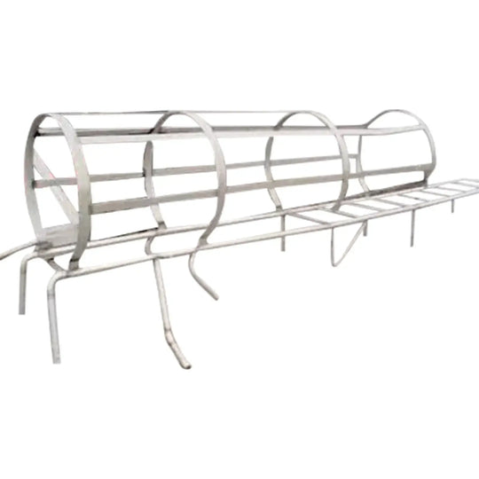 Stainless Steel Ladder with Safety Cage