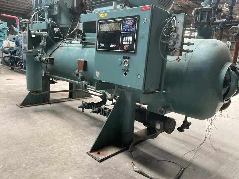 Paquete de compresor de tornillo rotativo Frick RDB-316 (Frick TDSL283S, 250 HP 460 V, panel de control Frick Micro)