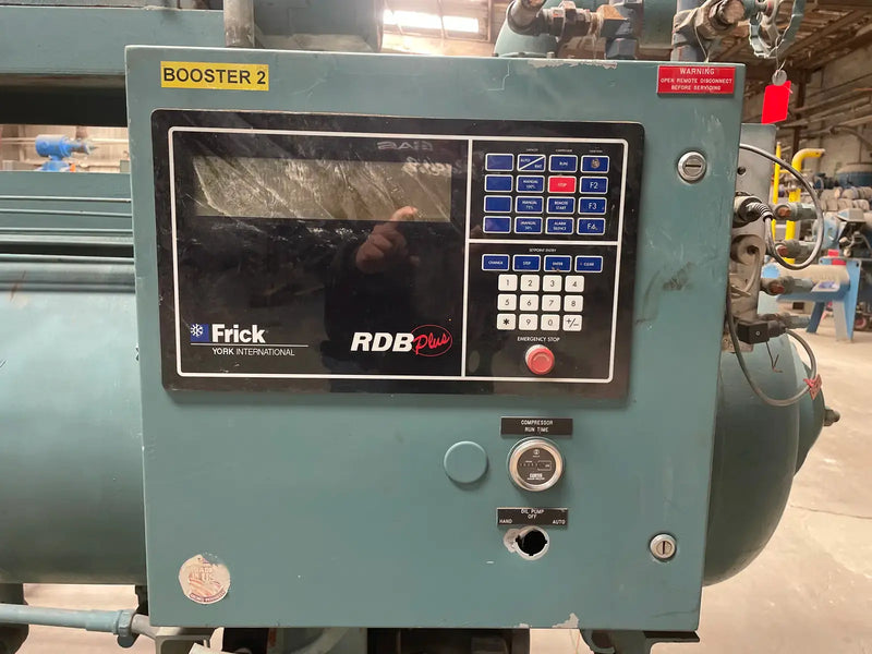 Paquete de compresor de tornillo rotativo Frick RDB-316 (Frick TDSL283S, 250 HP 460 V, panel de control Frick Micro)