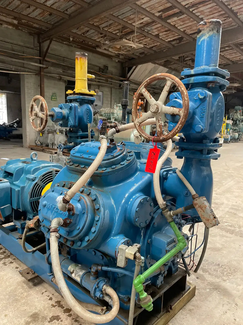 Mycom 8WB 8-Cylinder Reciprocating Compressor Package (150 HP 460 V, Direct Drive Driven)