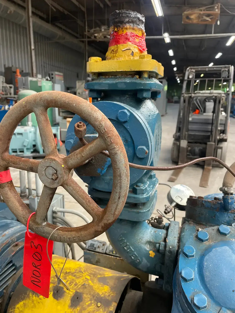 Vilter 458 8-Cylinder Reciprocating Compressor Package (150 HP 230/460 V, Direct Drive Driven)