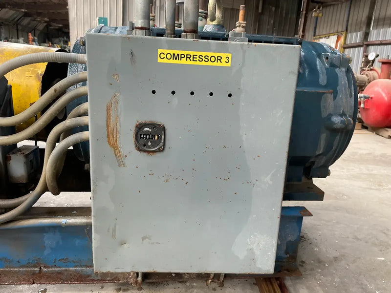 Vilter 458 8-Cylinder Reciprocating Compressor Package (150 HP 230/460 V, Direct Drive Driven)