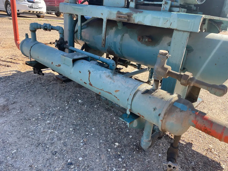 Paquete de compresor de tornillo rotativo Frick RXB19 (Frick XJS95L, 50 HP 240/480 V, panel de control micro Frick RXB Plus)
