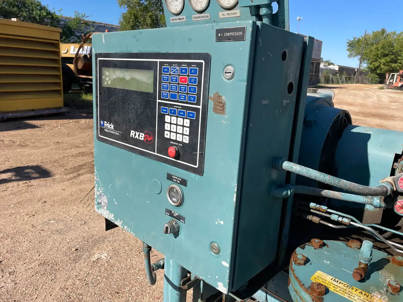 Paquete de compresor de tornillo rotativo Frick RXB19 (Frick XJS95L, 50 HP 240/480 V, panel de control micro Frick RXB Plus)