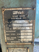 Frick RXB19 Rotary Screw Compressor Package (Frick XJS95L, 50 HP 240/480 V, Frick RXB Plus Micro Control Panel)
