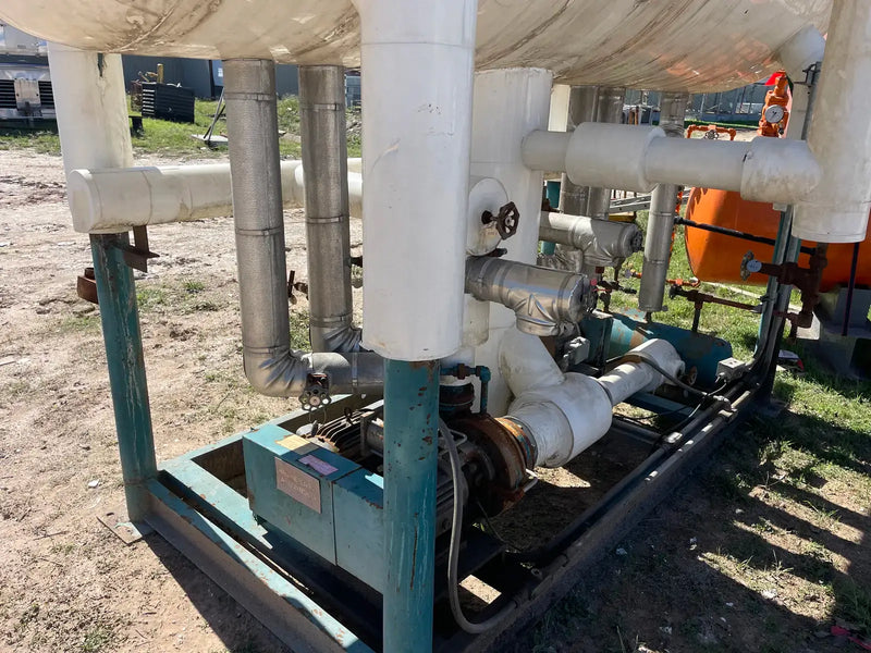 Recirculador de amoníaco horizontal RVS (60 x 132 pulgadas, 2105 galones)
